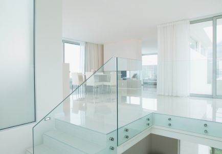 Staircase Glass Railing in Noida